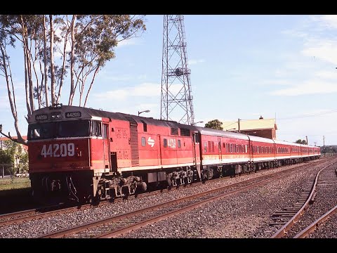 Australian Trains NSW North Coast ALCOs & Strathfield mainly 1993