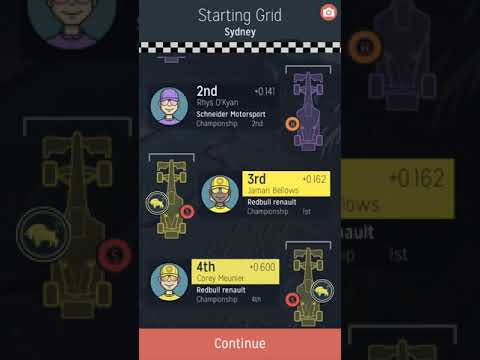 Motorsport Manger season 1 ep 5 trying to limit the damage to Schneider Motorsport