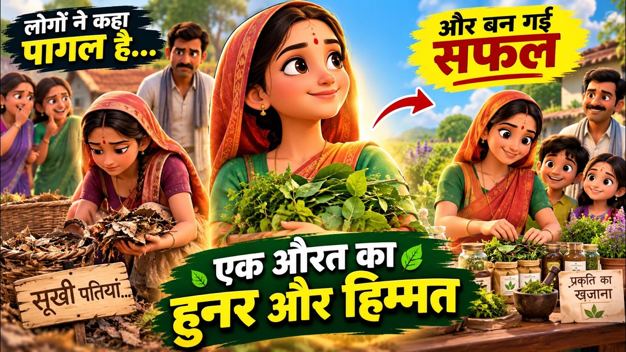 सबने कहा ये औरत पागल है 😢 लेकिन उसी ने पूरे गांव की किस्मत बदल दी | Emotional Hindi Story