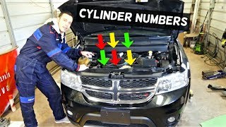 DODGE JOURNEY CYLINDER NUMBERS NUMBERING 3.6 V6 FIAT FREEMONT