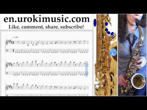 Saxophone lessons (Alto) Shawn Mendes - There's Nothing Holdin' Me Back Sheet Music Tutorial Part#1