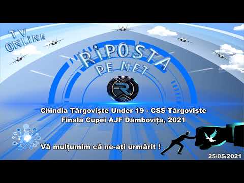 Chindia Târgoviște Under 19 - CSS Târgoviște ! Finala Cupei AJF Dâmbovița, 2021 !