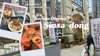 Korean Diaries: Strolling Around Sinsadong / Garosugil (honey makgeolli, banana pudding, tamburins)