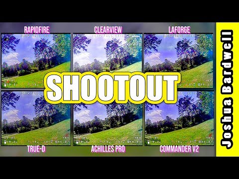 Rapidfire vs. Clearview vs. Commander vs. LaForge vs. True D vs. Achilles | FATSHARK MODULE SHOOTOUT