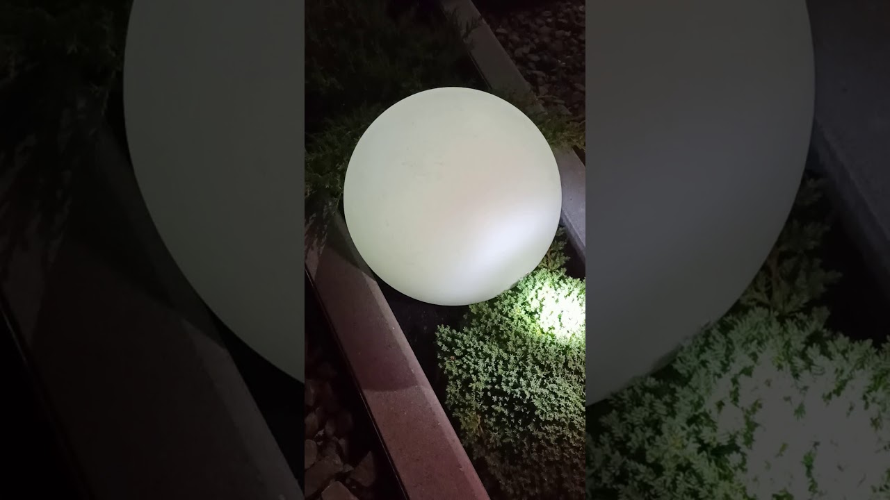 Kula solarna led własnej konstrukcji