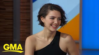 Ella Hunt on final season of 'Dickinson' video