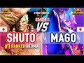 SF6 🔥 Shuto (#1 Ranked Akuma) vs Mago (Juri) 🔥 SF6 High Level Gameplay