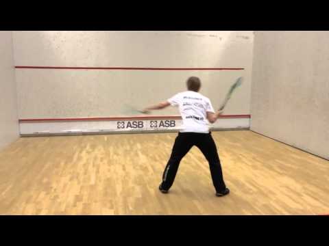 Henrik Mustonen - Buttefly drill... with 2 racquets