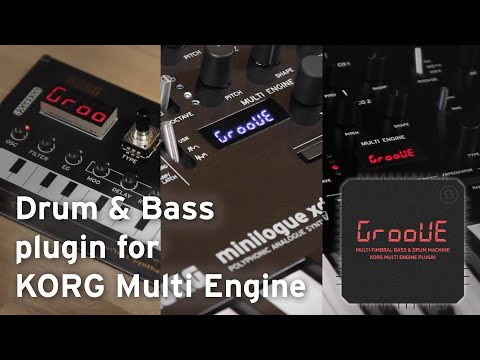 Groove: Multitimbral Drum & Bass plugin for prologue / minilogue xd / NTS-1