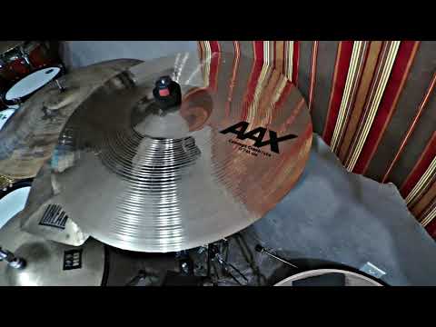 CYMBAL DEMO & REVIEW: 17" Sabian AAX Concept Crash from Sweetwater $109.99