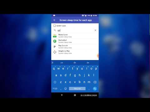 Screen Timeout (Keep Screen On) Video