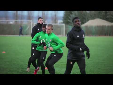 Training Feyenoord Onder 19 in Slowakije
