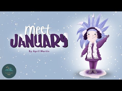📚 Kids Read-Aloud Book 📚 Meet January - Calender Kids Story by April Martin
