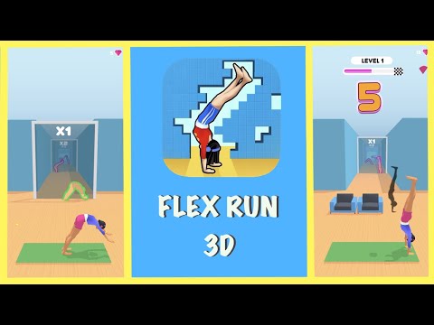 Flex Run 3D Gameplay Walkthrough | iOS | by Voodoo - YouTube