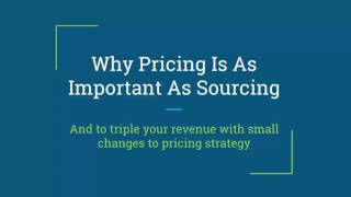 Why Pricing Strategy Is As Important As Sourcing For FBA Sellers