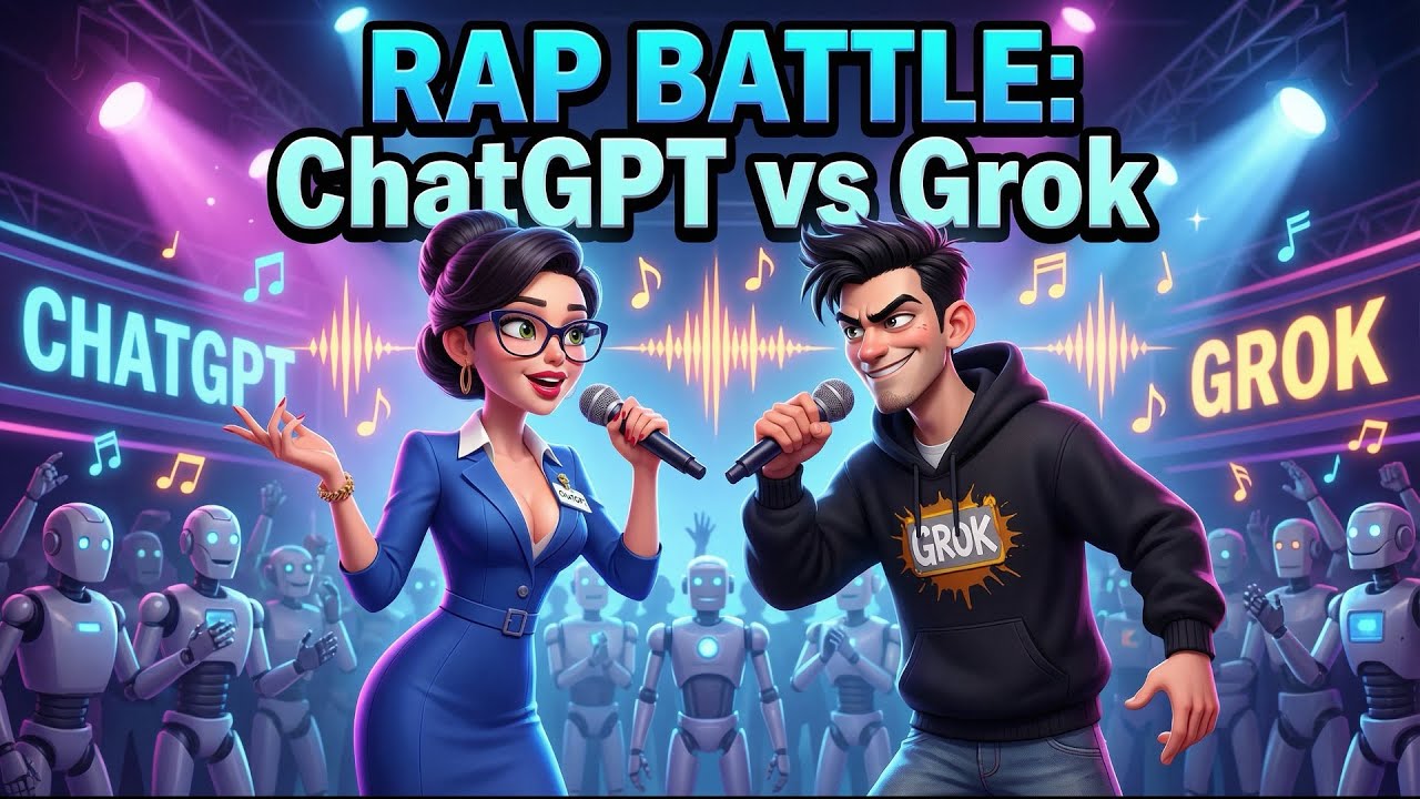 ChatGPT vs Grok | Epic AI Rap Battle