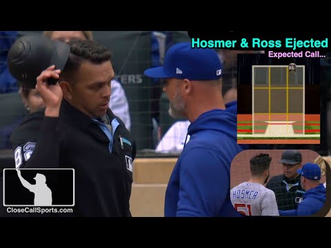 E55-6 - Eric Hosmer and David Ross Ejected by Emil Jimenez After Top-of-Zone Strike in Losing Effort