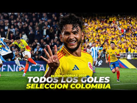 TODOS LOS GOLES DE LA SELECCION COLOMBIA EN LAS ELIMINATORIAS AL MUNDIAL 2026