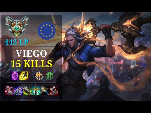 Viego Top vs Fiora - 15 kills - Pertinax EUW Grandmaster (442 LP) Patch 11.6