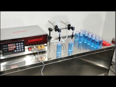 Double Head Digital Liquid Filling Machine