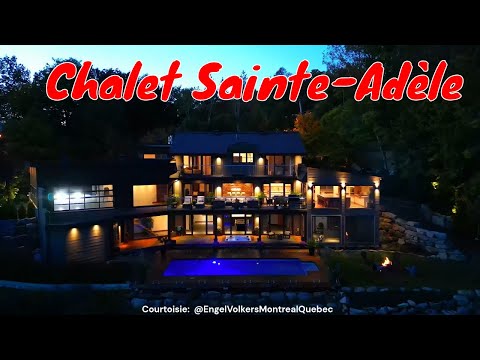 Majestueux Chalet de Luxe à Sainte-Adèle: Un Paradis en Toutes Saisons