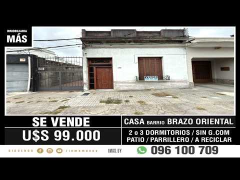 Video de YouTube - Casa Venta Brazo Oriental Montevideo iMas.uy A *