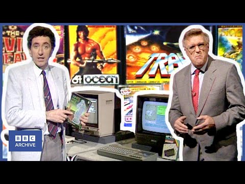 1986: COMPUTER GAMES - More Than Just SHOOT-EM-UPs? | Micro Live | Retro Gaming | BBC Archive