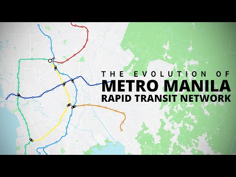 Evolution of Metro Manila Rapid Transit Network 1984-2035