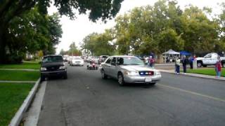 Vintage Police Car Parade in Ripon California