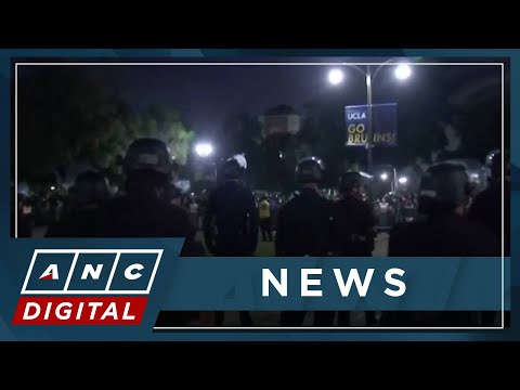 U.S. police swarm pro-Palestinian encampment in UCLA ANC