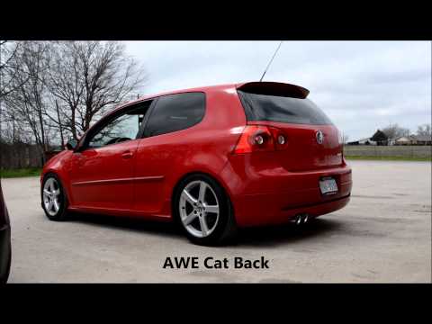 MKV Rabbits Eurojet vs AWE Exhaust