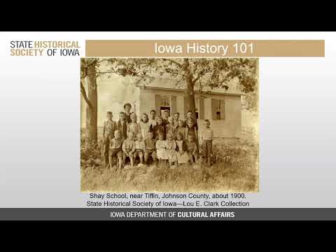 Iowa History 101 Series  Back to School