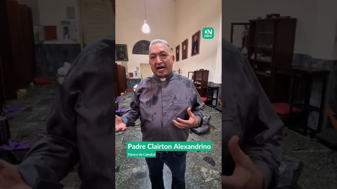 Imagem da notícia Catedral de Fortaleza é invadida e sofre vandalismo; é o 4º ataque a templos em dois meses