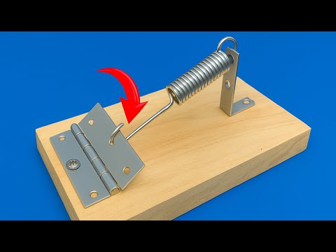 Great Ideas With Hinges, Springs And Angle Grinders That You Didn't Know About!