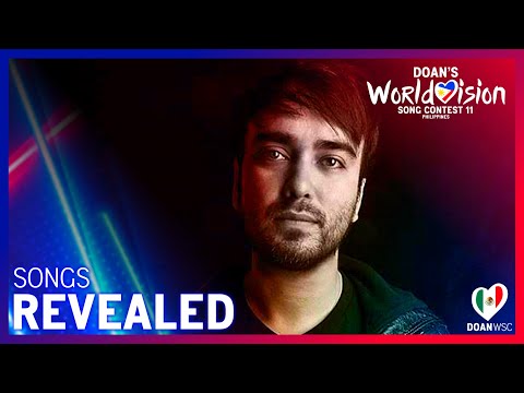 Doan's Worldvision Song Contest 11 - Songs Revealed