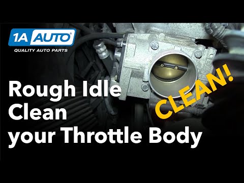 How to Fix a Rough Idle by Cleaning the Throttle Body