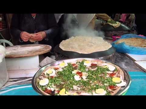 Druze food at the HaCarmel Shuk