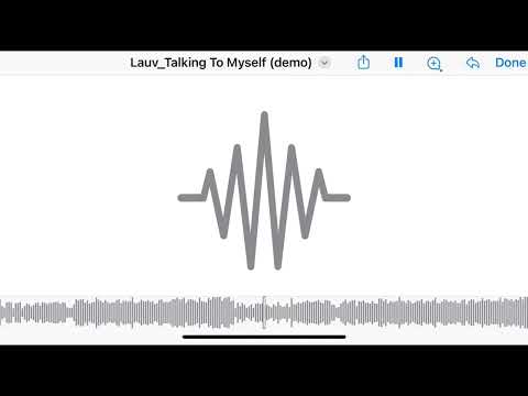 Lauv - Talking To Myself (demo) [Official Audio] © Lauv