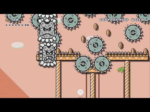Thwomp SpeedRun [20s] by RomySMM-YT - Super Mario Maker 2 - No Commentary 1bw