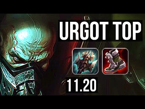 URGOT vs ORNN (TOP) | 900+ games, 6/1/2, Rank 11 Urgot | NA Grandmaster | v11.20