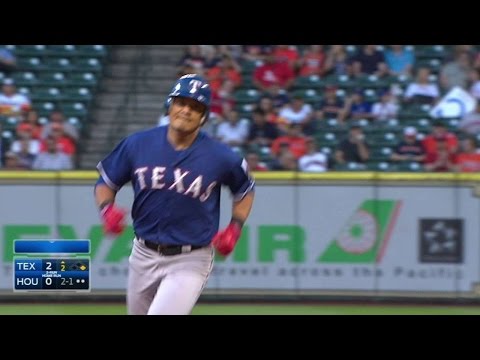 TEX@HOU: Choo's two-run shot doubles Rangers' lead