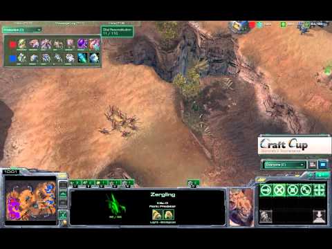 mTwDIMAGA (Z) VS SharkGSjoW (T) Part 1 [CraftCup] Starcraft 2