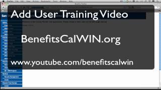 County Worker - Add User