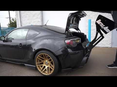 Battle Aero Scion FRS/ Subaru BRZ Chassis Mount Wing Trunk Access