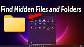 How To Find Hidden Files and Folders in Windows 11