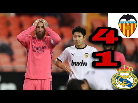 VALENCIA 4-1 REAL MADRID HIGHLIGHTS | ALL GOALS | GOLES Y MEJORES JUGADAS