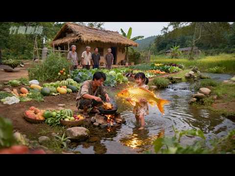 鄉下小夥意外從人口販子手中救下5歲女孩，殊不知女孩竟是天生福星！飢荒年讓小夥天天釣大魚吃大肉，無數寡婦村花爭相搶著要給小伙子當老婆只為吃上一口肉！#福星下凡救爸爸