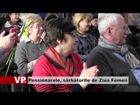Pensionarele, sărbătorite de Ziua Femeii