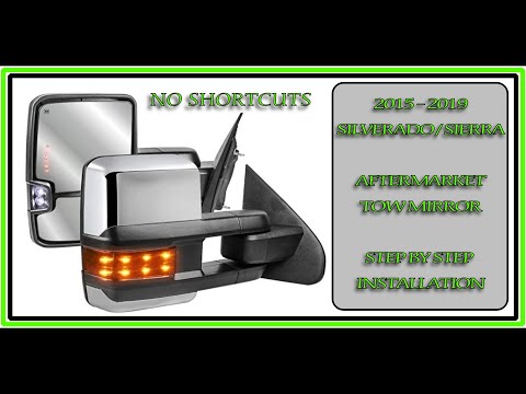 2015 - 2019 Silverado / Sierra - Boost auto parts / Mostplus tow mirror installation