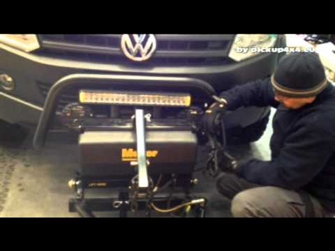 Meyer snowplow installation by pickup4x4.eu